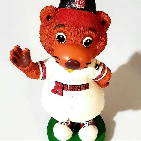 FRISCO ROUGH RIDERS "DUECE" MASCOT DOUBLE BOBBLEHEAD. 2003 COLLECTORS SERIES. - Picture 13 of 15